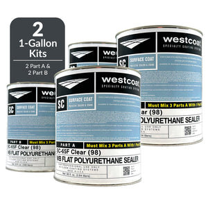 Westcoat SC-65 Water-based CLEAR Polyurethane Concrete Sealer