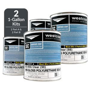 Westcoat SC-65 Water-based CLEAR Polyurethane Concrete Sealer