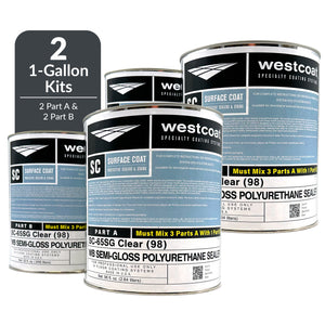 Westcoat SC-65 Water-based CLEAR Polyurethane Concrete Sealer