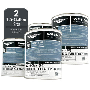 Westcoat EC-32 High Build Clear Epoxy