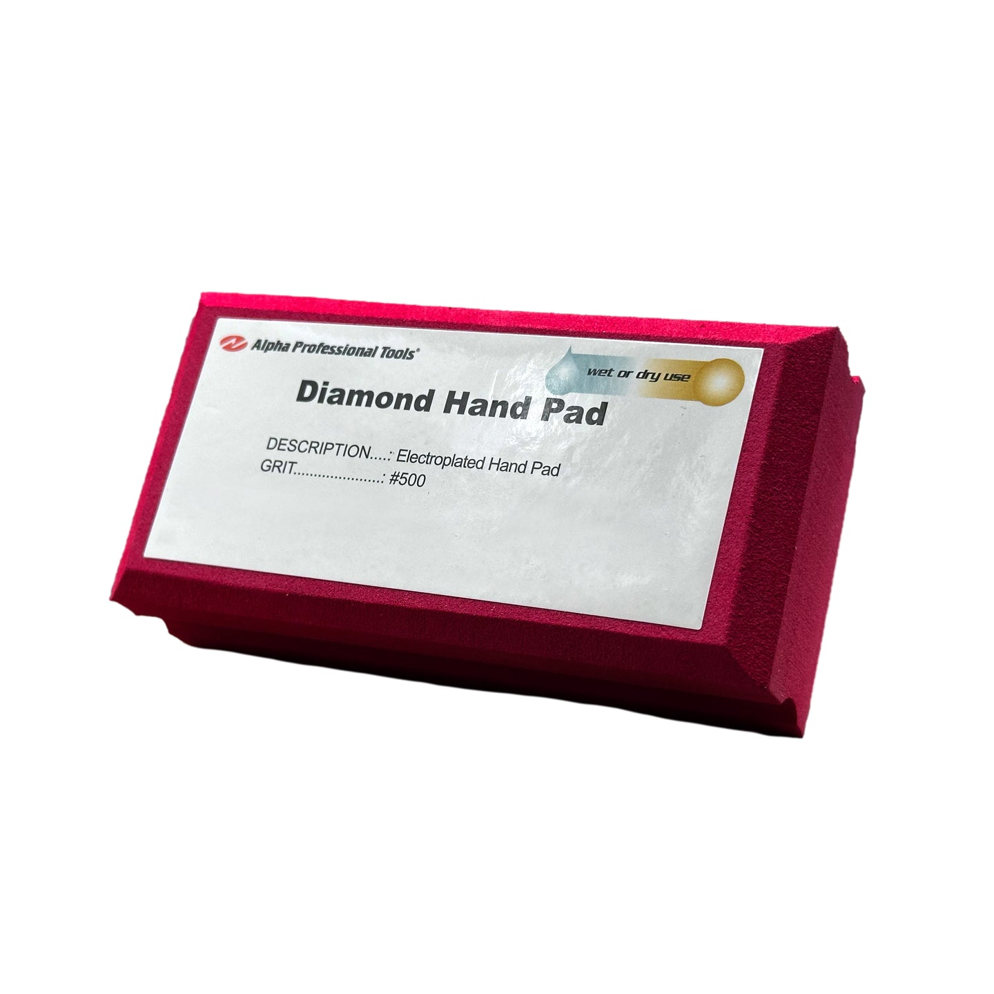 Alpha® Diamond Hand Polishing Pads