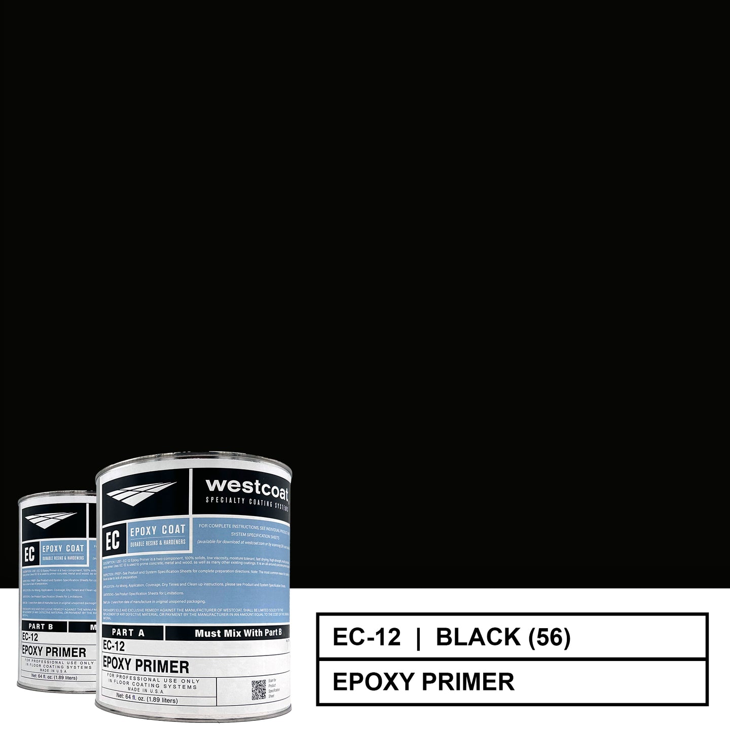 Westcoat EC-12 100% Solids Pigmented Epoxy Primer | 1.5 Gallon Kit