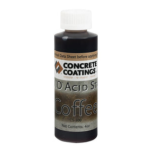 Concrete Coatings Vivid Acid Stain - 4 oz Testing Size