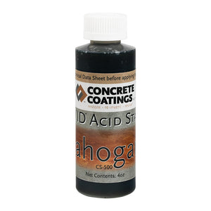 Concrete Coatings Vivid Acid Stain - 4 oz Testing Size