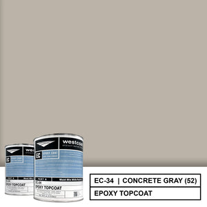 Westcoat EC-34 100% Solids Pigmented Epoxy Topcoat | 1.5 Gallon Kit