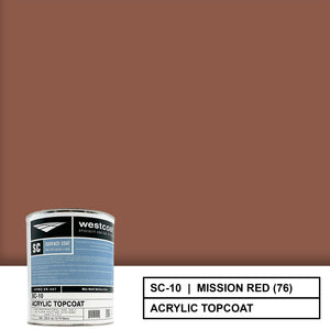 Westcoat SC-10 Pigmented Water-Base Acrylic Sealer and Topcoat