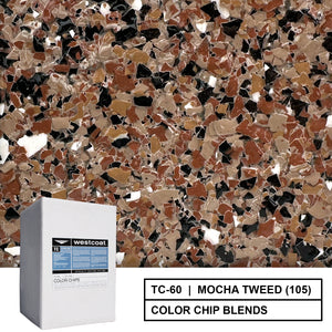 Westcoat TC-60 Epoxy Flake Color Chip Blend - 55 lbs