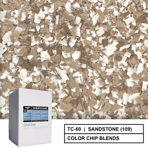 Westcoat TC-60 Epoxy Flake Color Chip Blend - 55 lbs