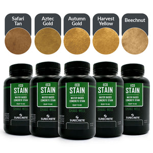 SureCrete Eco-Stain Water-Based Stain for Concrete - 4 oz (Tester Sample Kits)