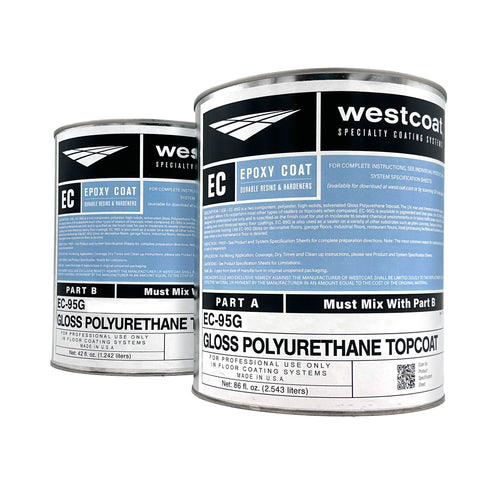 Westcoat EC-95 Pigmented Polyurethane Topcoat | 1 Gallon Kit