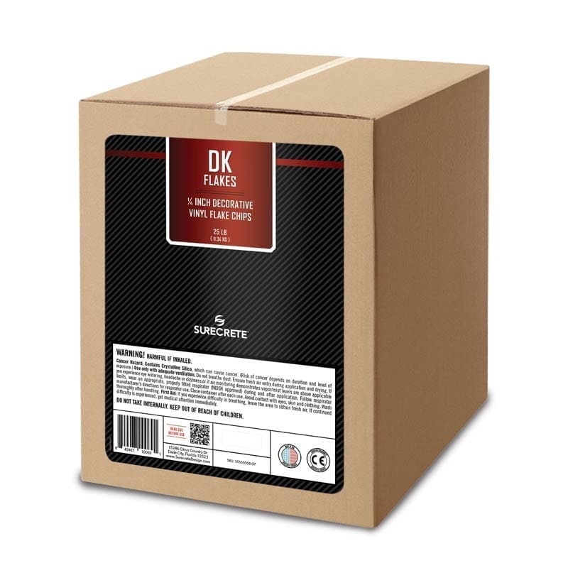 SureCrete Epoxy Flake Color Chips - 25 lbs