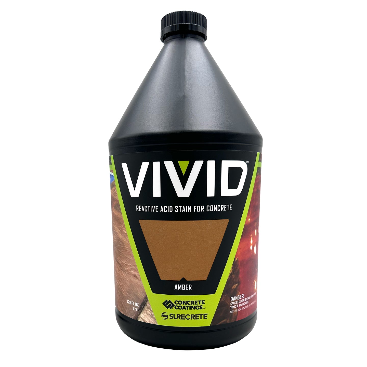 Concrete Coatings Vivid Acid Stain - 1 Gallon