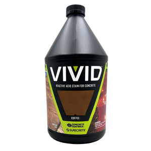 Concrete Coatings Vivid Acid Stain - 1 Gallon