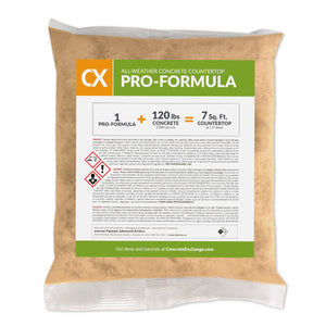 CX Pro-Formula All-Weather Concrete Countertop Mix