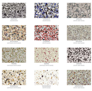 SureCrete Epoxy Flake Color Chips - 25 lbs