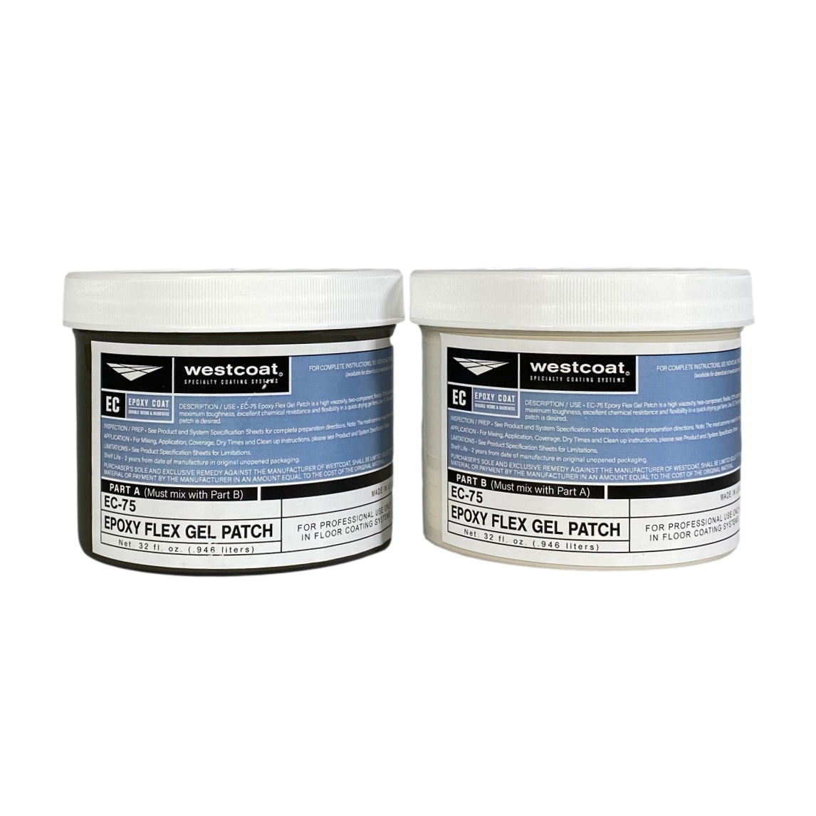 Westcoat EC-75 Flexible Epoxy Gel Patch