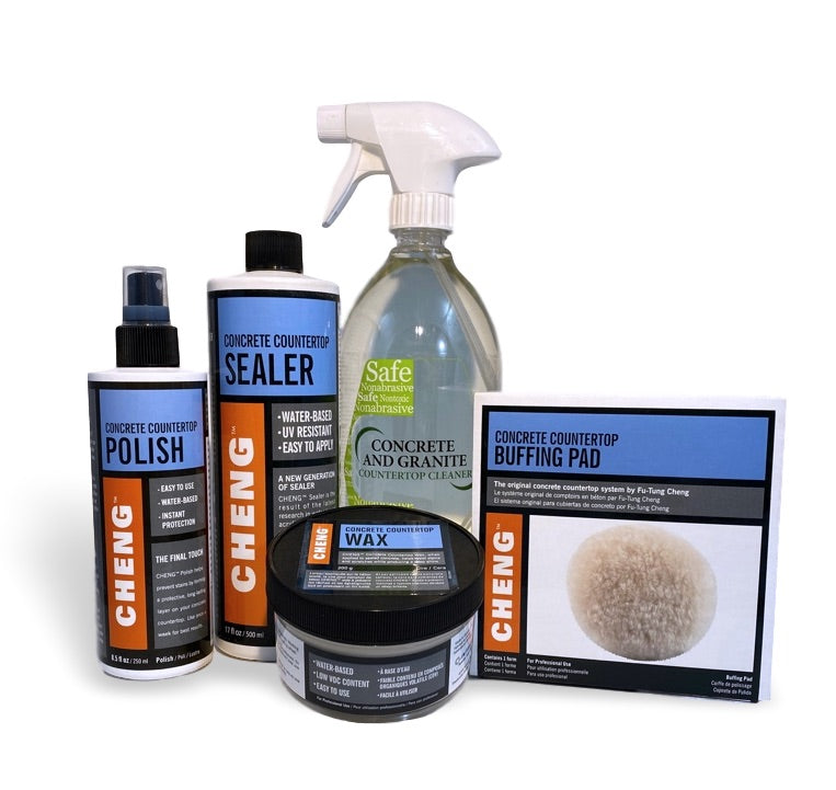 CHENG Concrete Countertop Sealer and Care Bundle